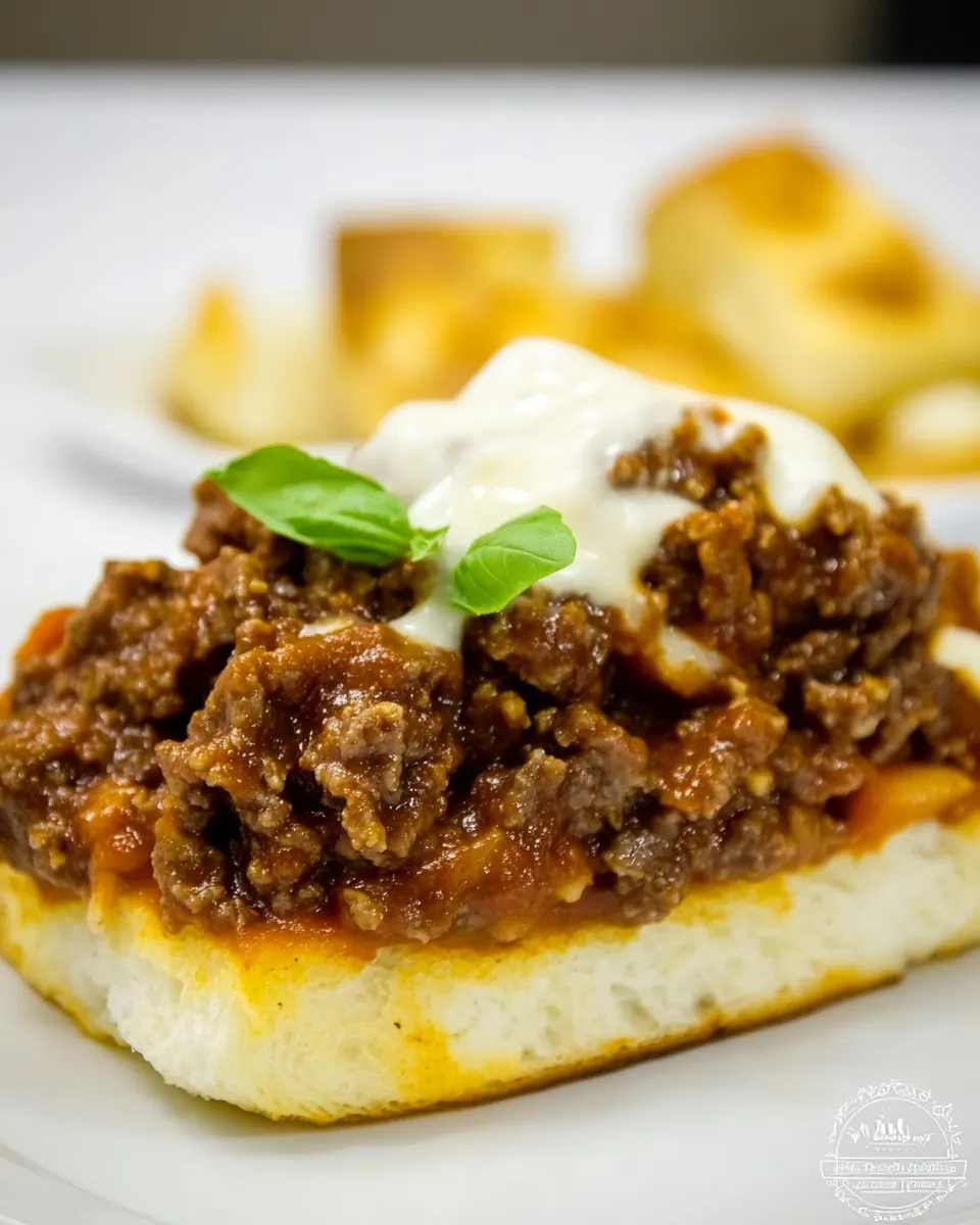 Texas Toast Sloppy Joes