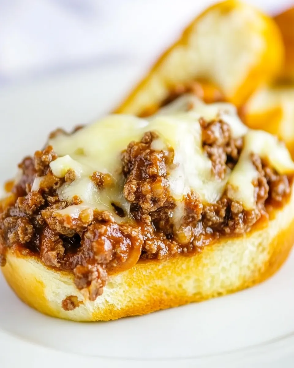 Texas Toast Sloppy Joes