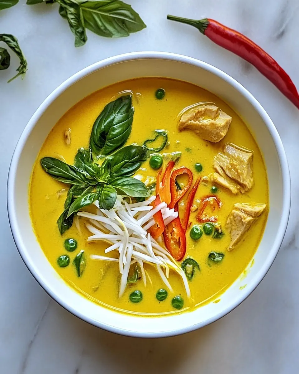 Thai Green Curry Soup