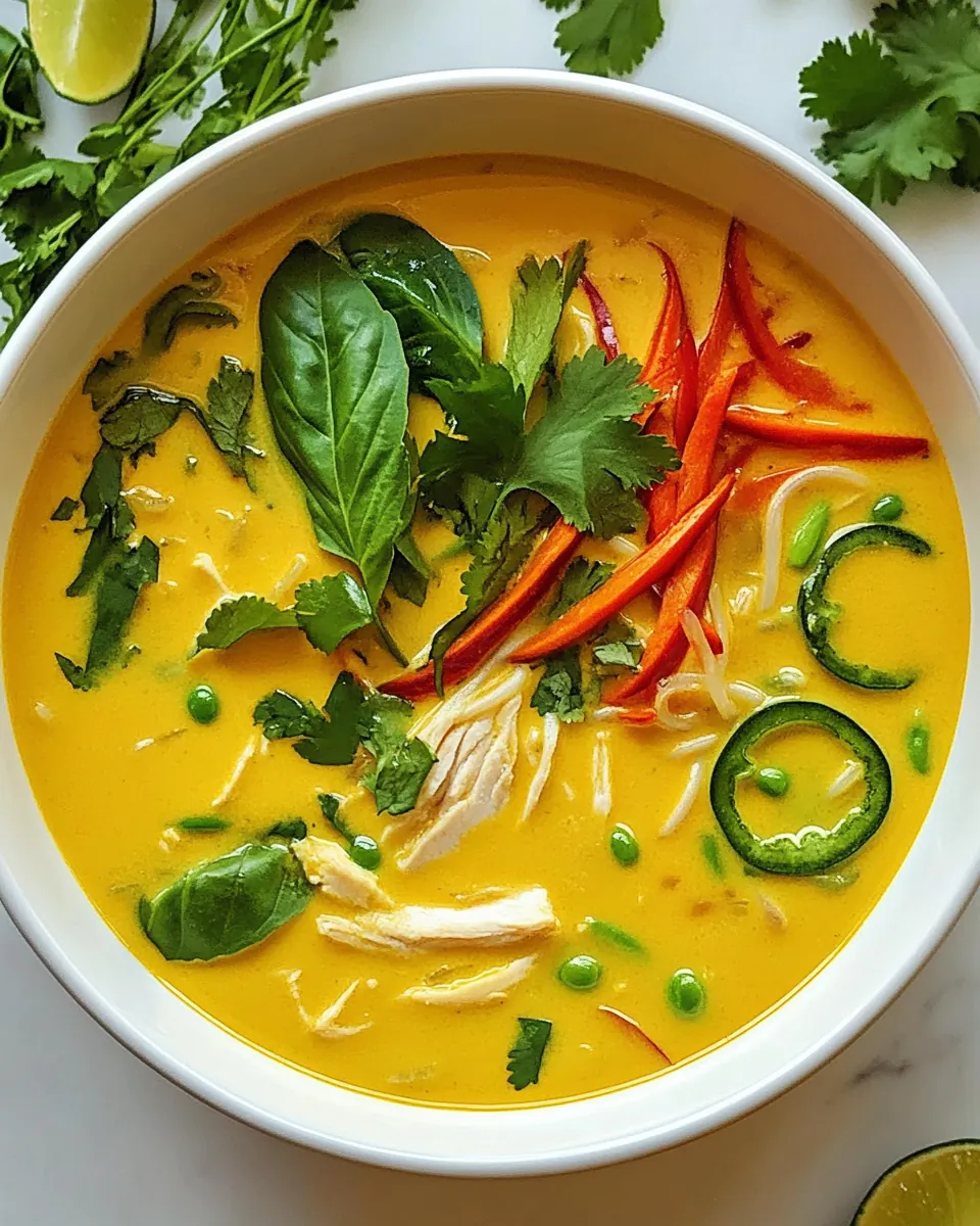Thai Green Curry Soup