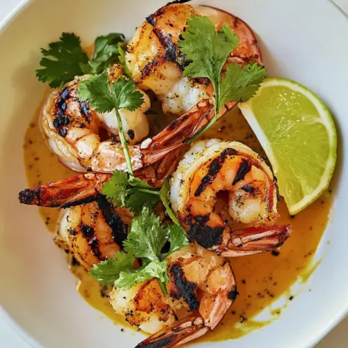 Thai Grilled Shrimp with Black Pepper Sauce