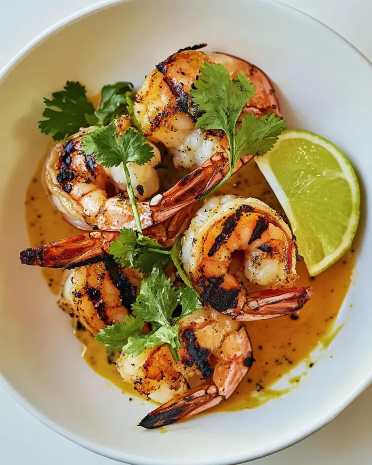 Thai Grilled Shrimp with Black Pepper Sauce