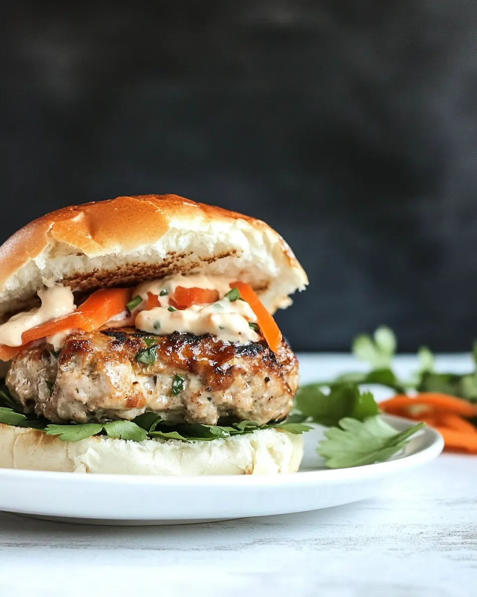 Thai Style Turkey Burgers