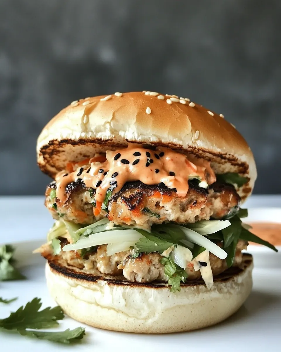 Thai Style Turkey Burgers
