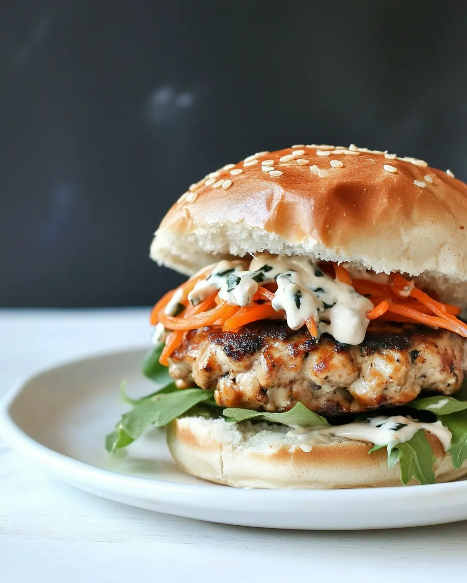 Thai Style Turkey Burgers