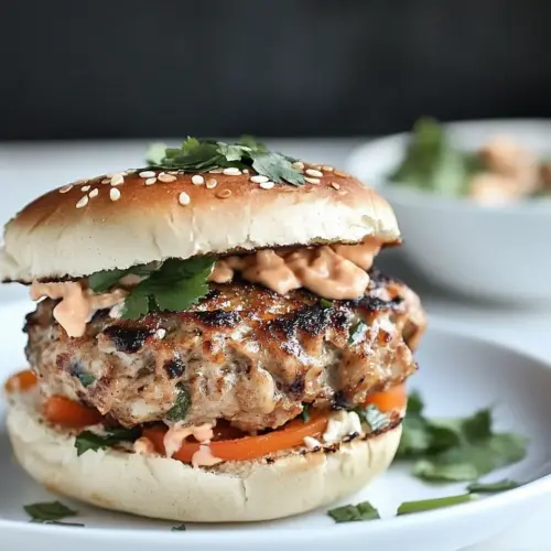 Thai Style Turkey Burgers