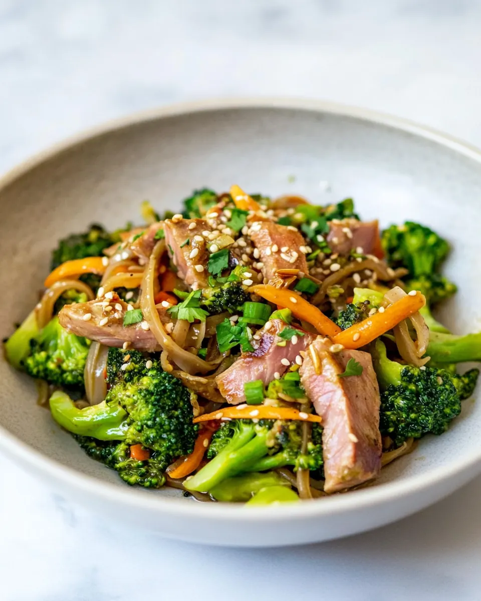 Thai Tuna and Broccoli Salad