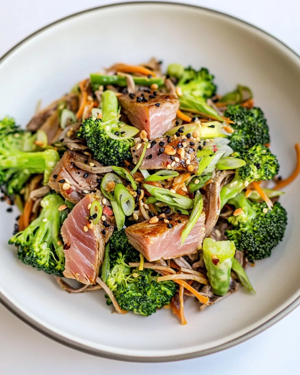 Thai Tuna and Broccoli Salad