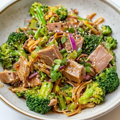 Thai Tuna and Broccoli Salad