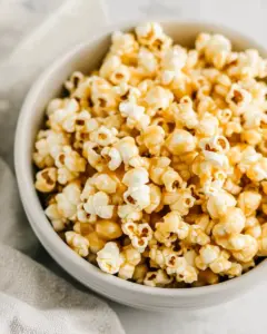 The BEST EVER Homemade Caramel Popcorn