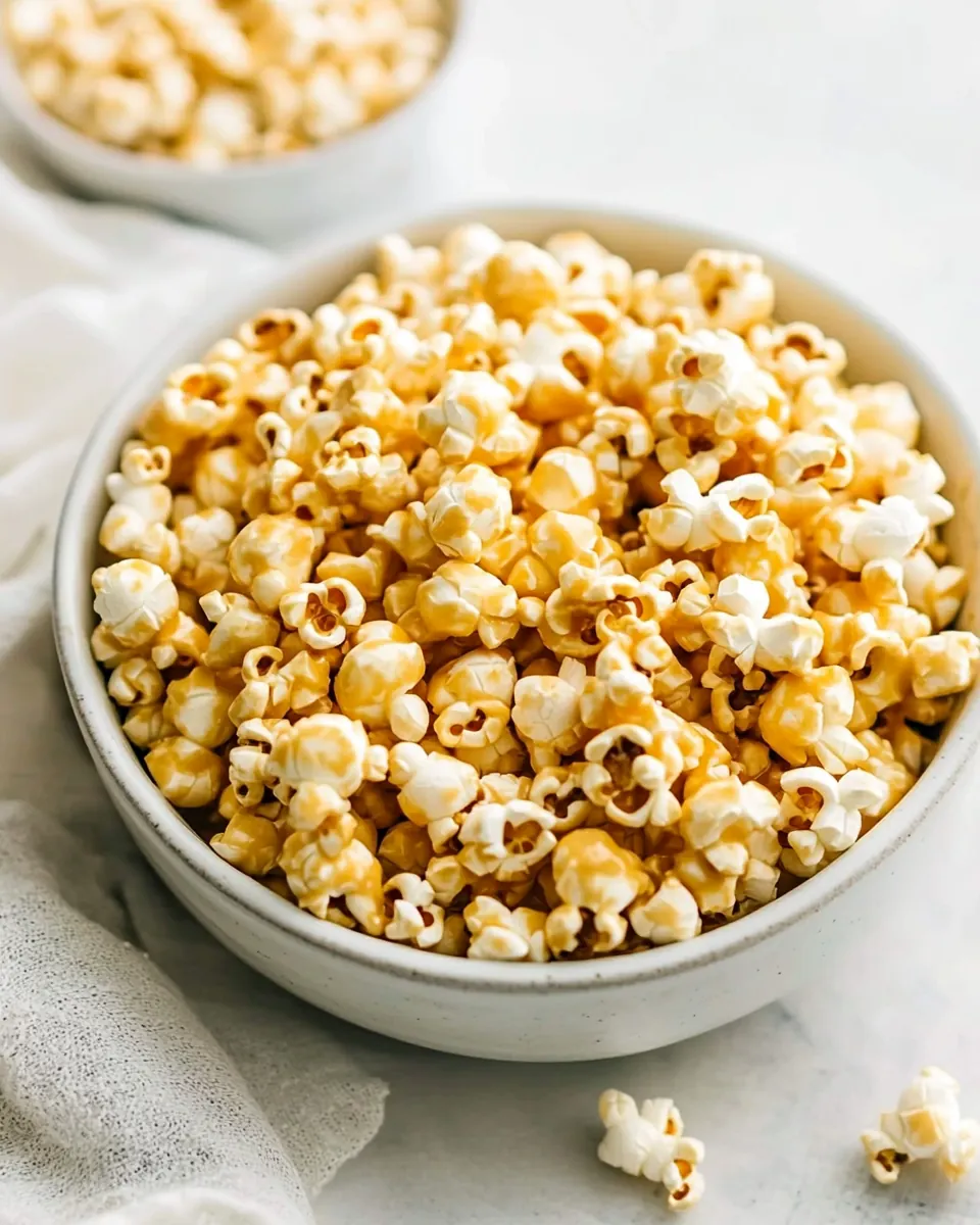 The BEST EVER Homemade Caramel Popcorn