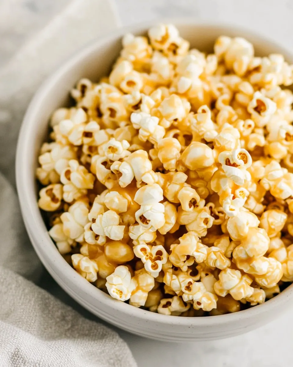 The BEST EVER Homemade Caramel Popcorn