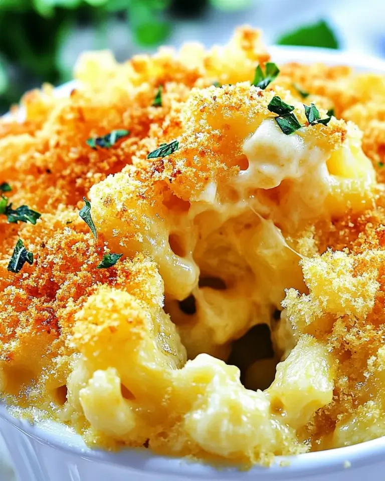Homemade Baked Mac and Cheese