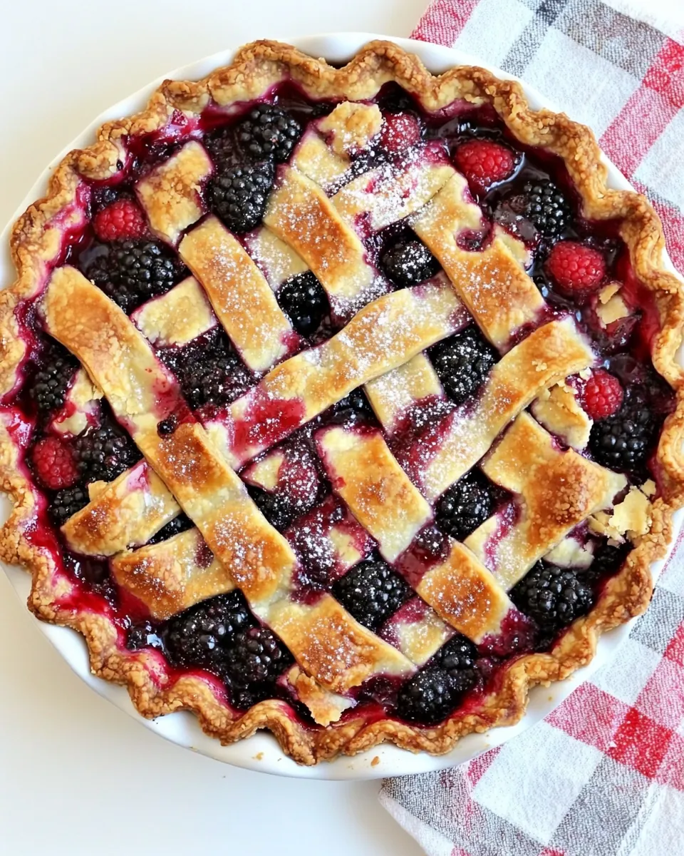 The Berry Best Four Berry Pie