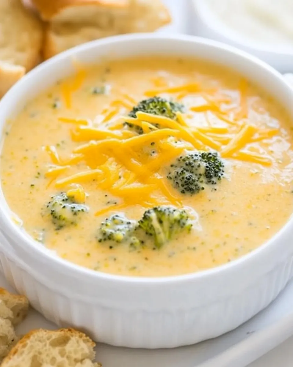 The Best Broccoli Cheese Soup
