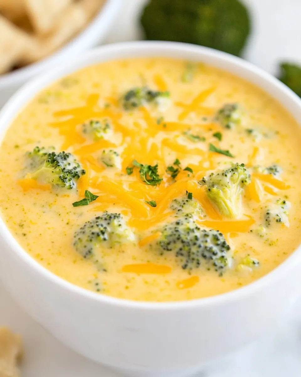 The Best Broccoli Cheese Soup