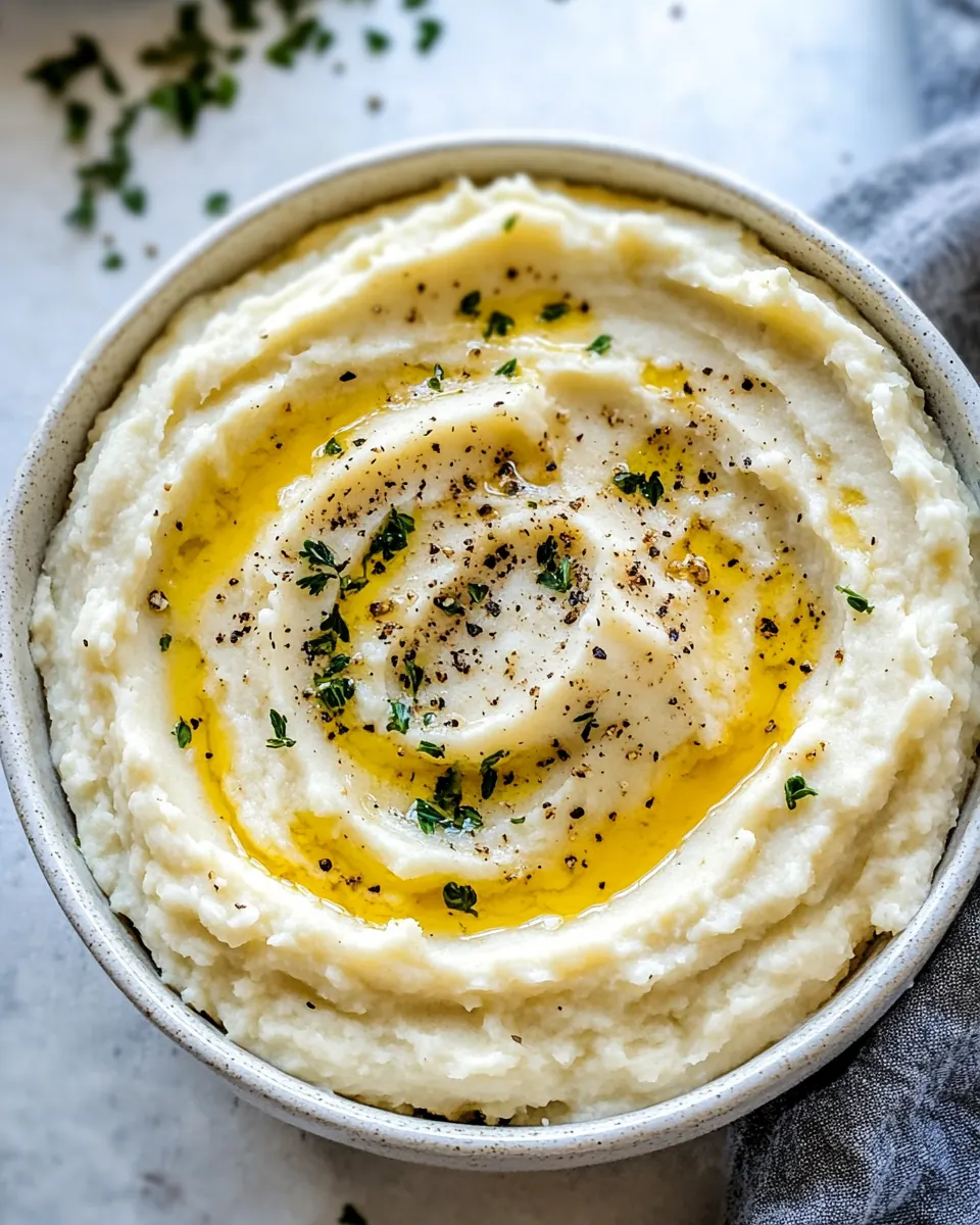 The Best Creamy Mashed Cauliflower