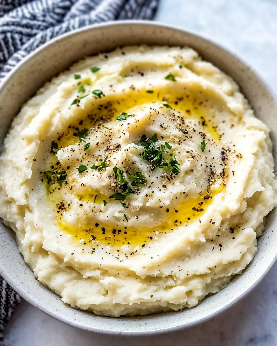 The Best Creamy Mashed Cauliflower