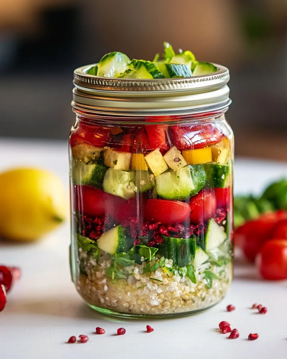 The Best Detox Salad In A Jar