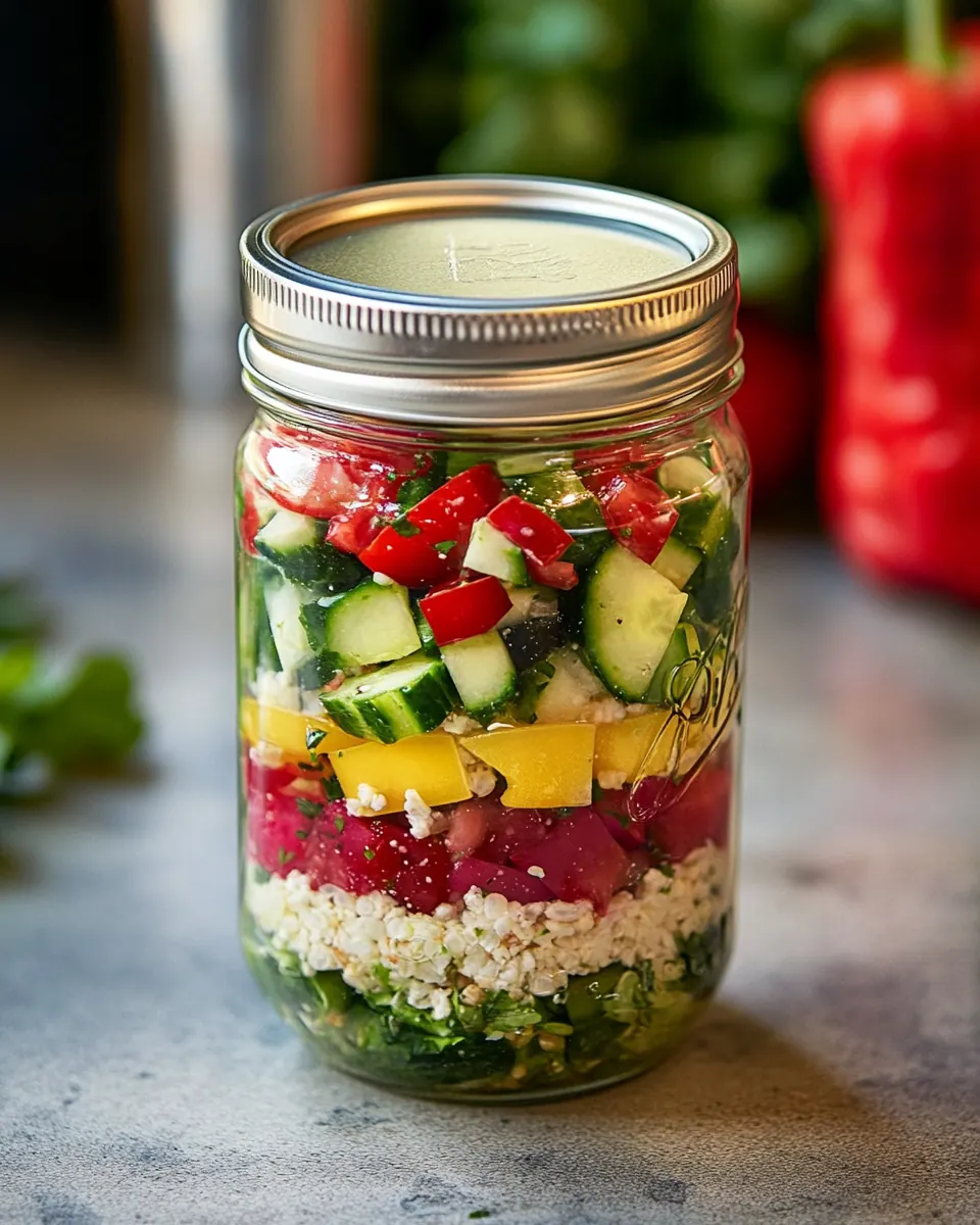 The Best Detox Salad In A Jar