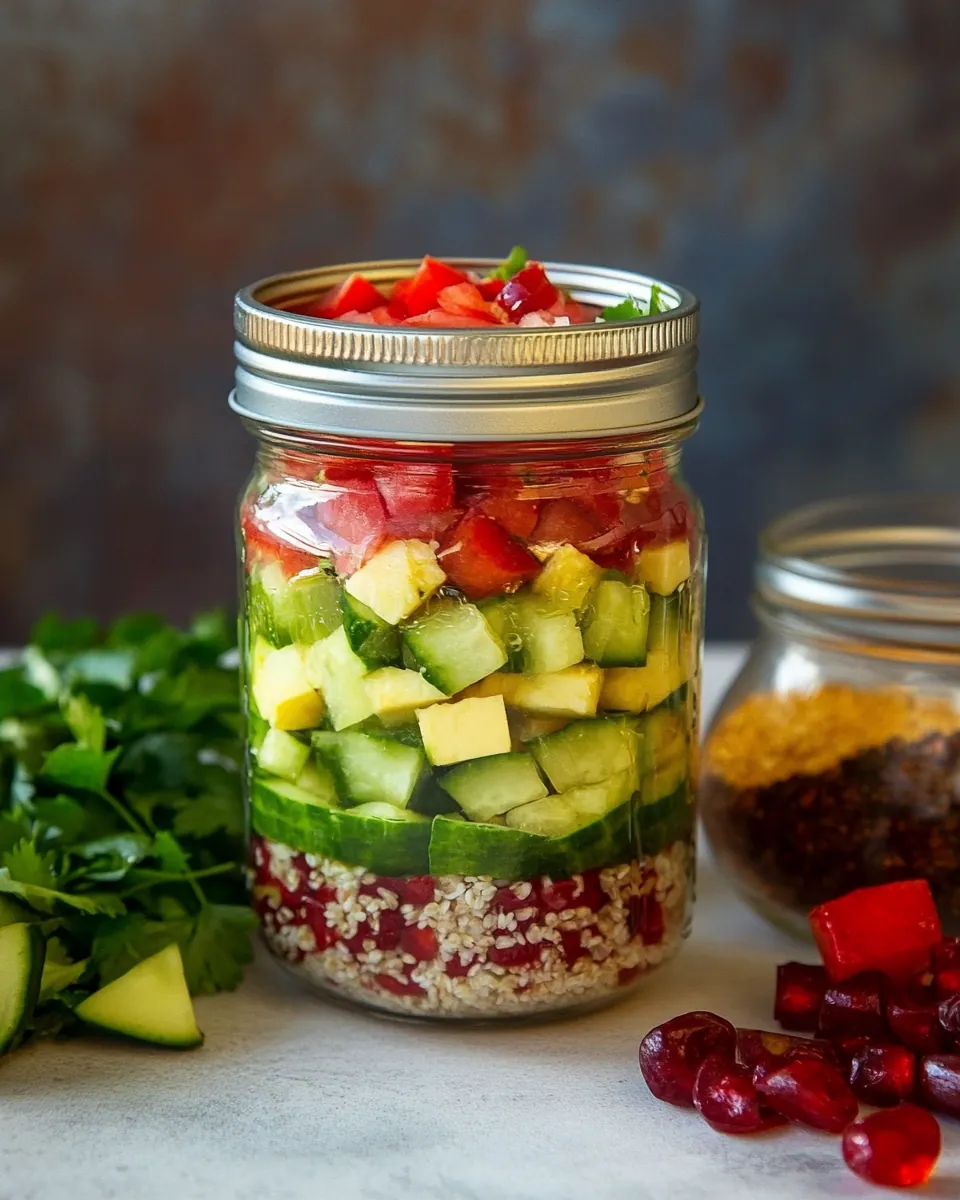 The Best Detox Salad In A Jar