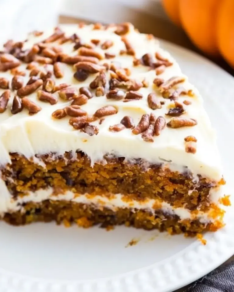 Pumpkin Carrot Cake with Cream Cheese Frosting