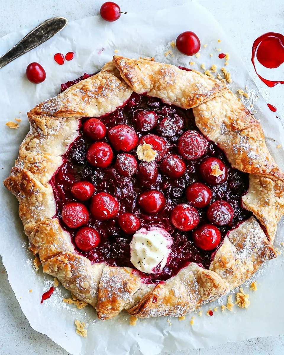 Sour Cherry Galette