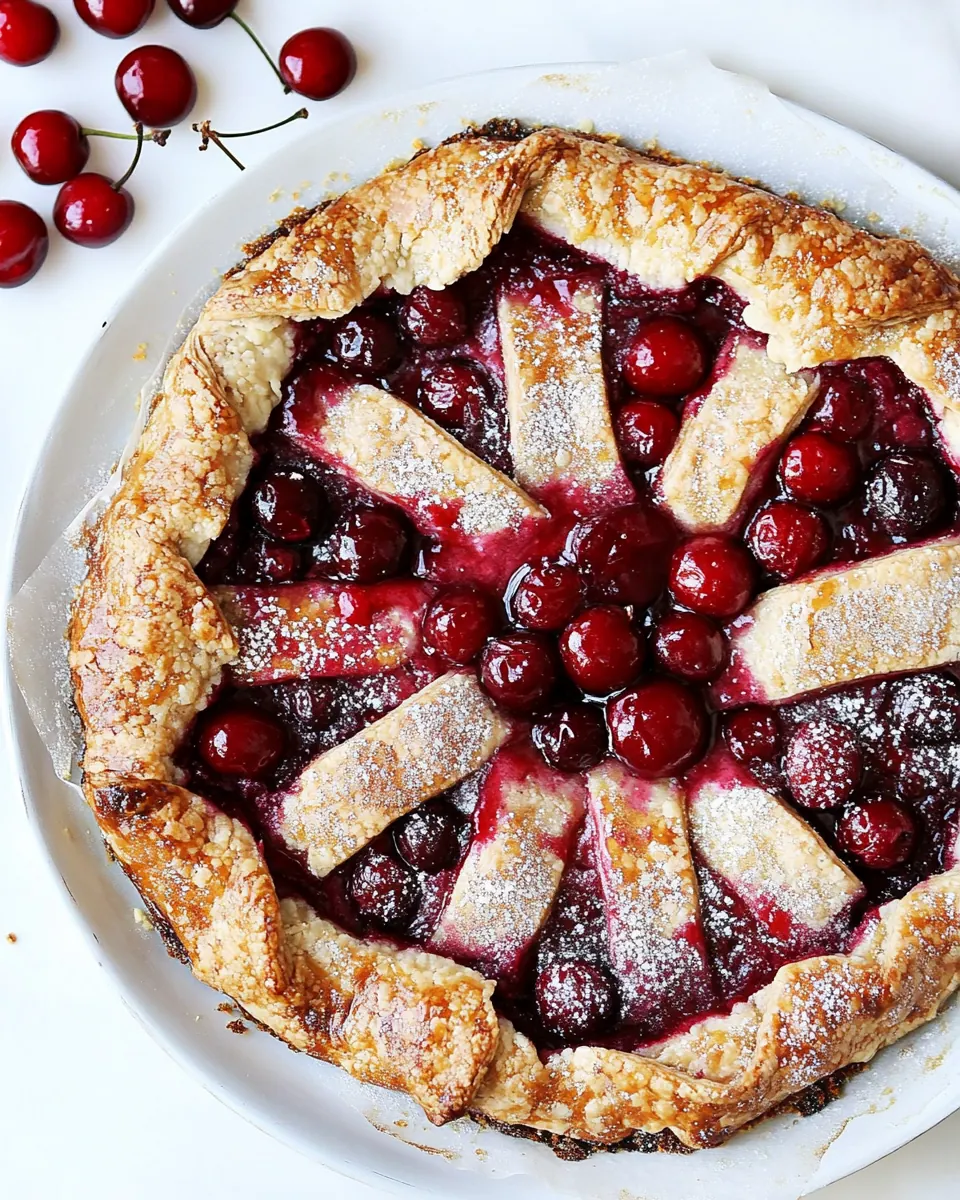 Sour Cherry Galette