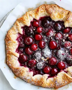 Sour Cherry Galette