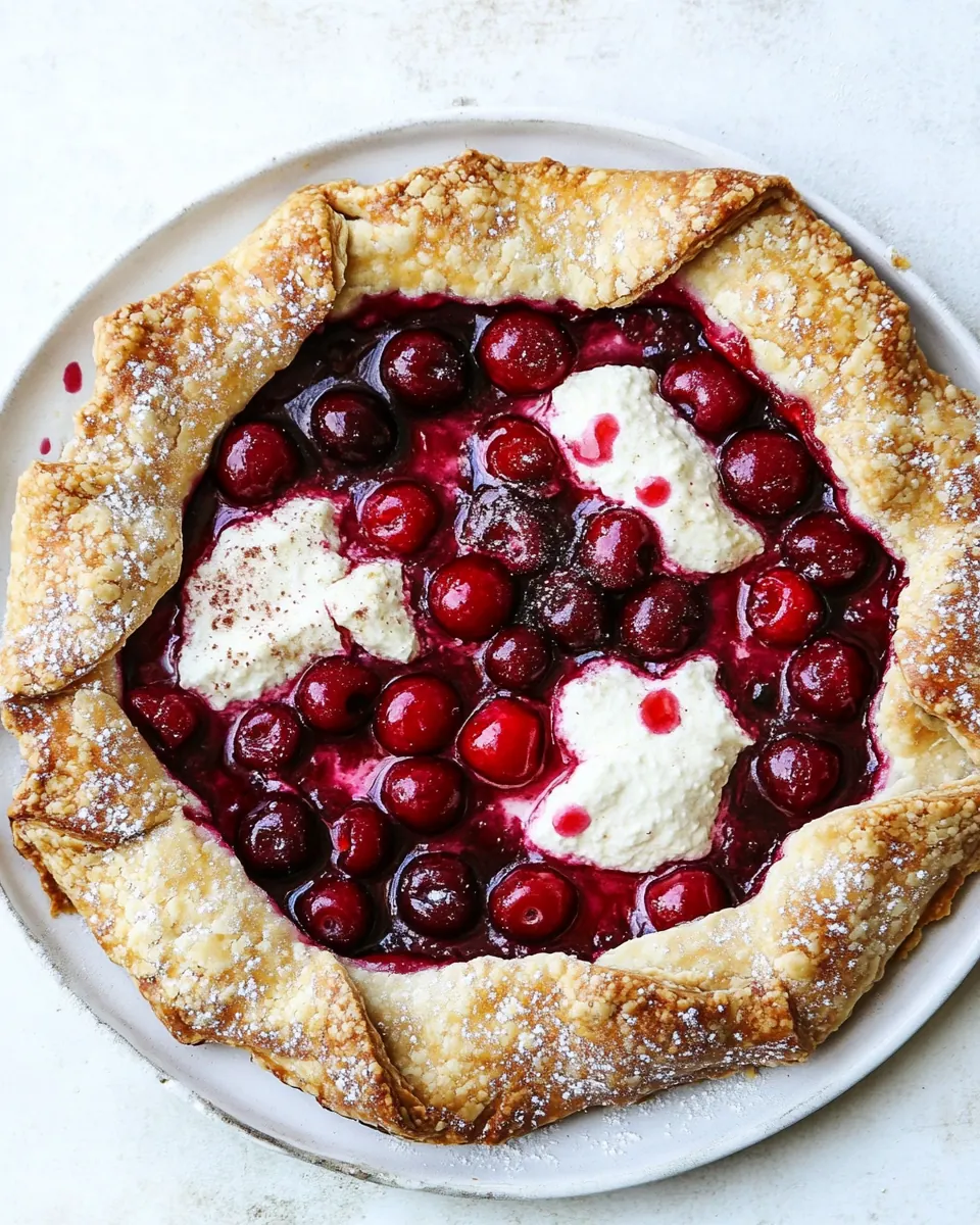 Sour Cherry Galette