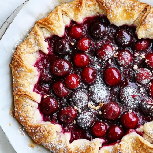 Sour Cherry Galette