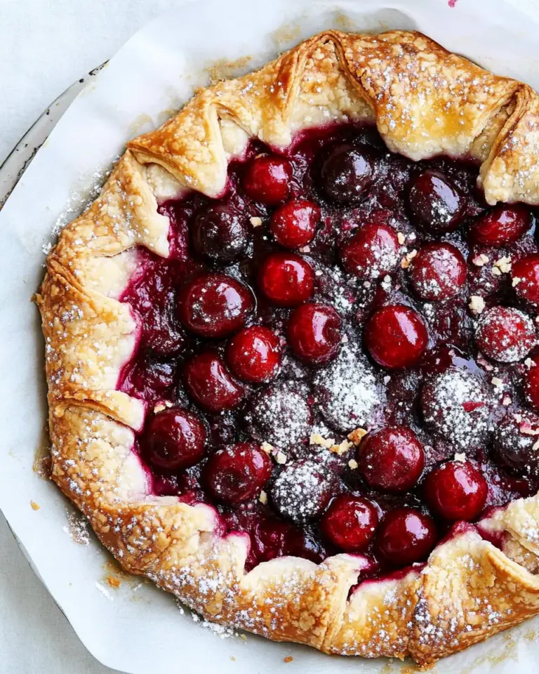 Sour Cherry Galette