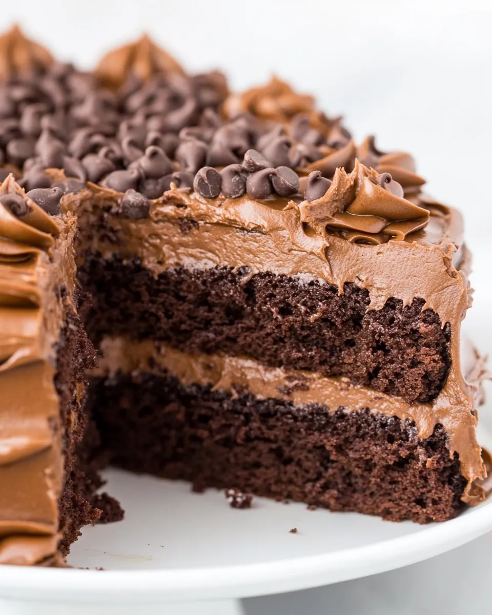 Triple Chocolate Layer Cake