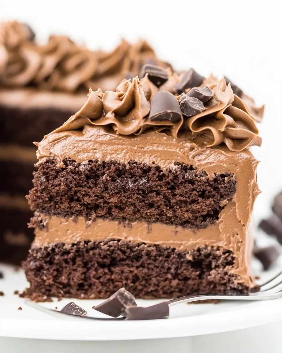 Triple Chocolate Layer Cake