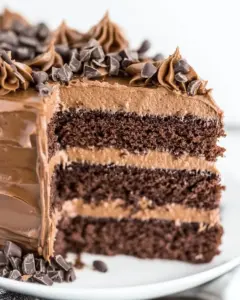 Triple Chocolate Layer Cake