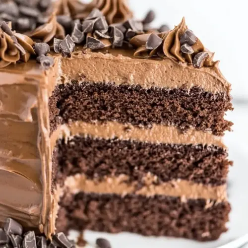 Triple Chocolate Layer Cake