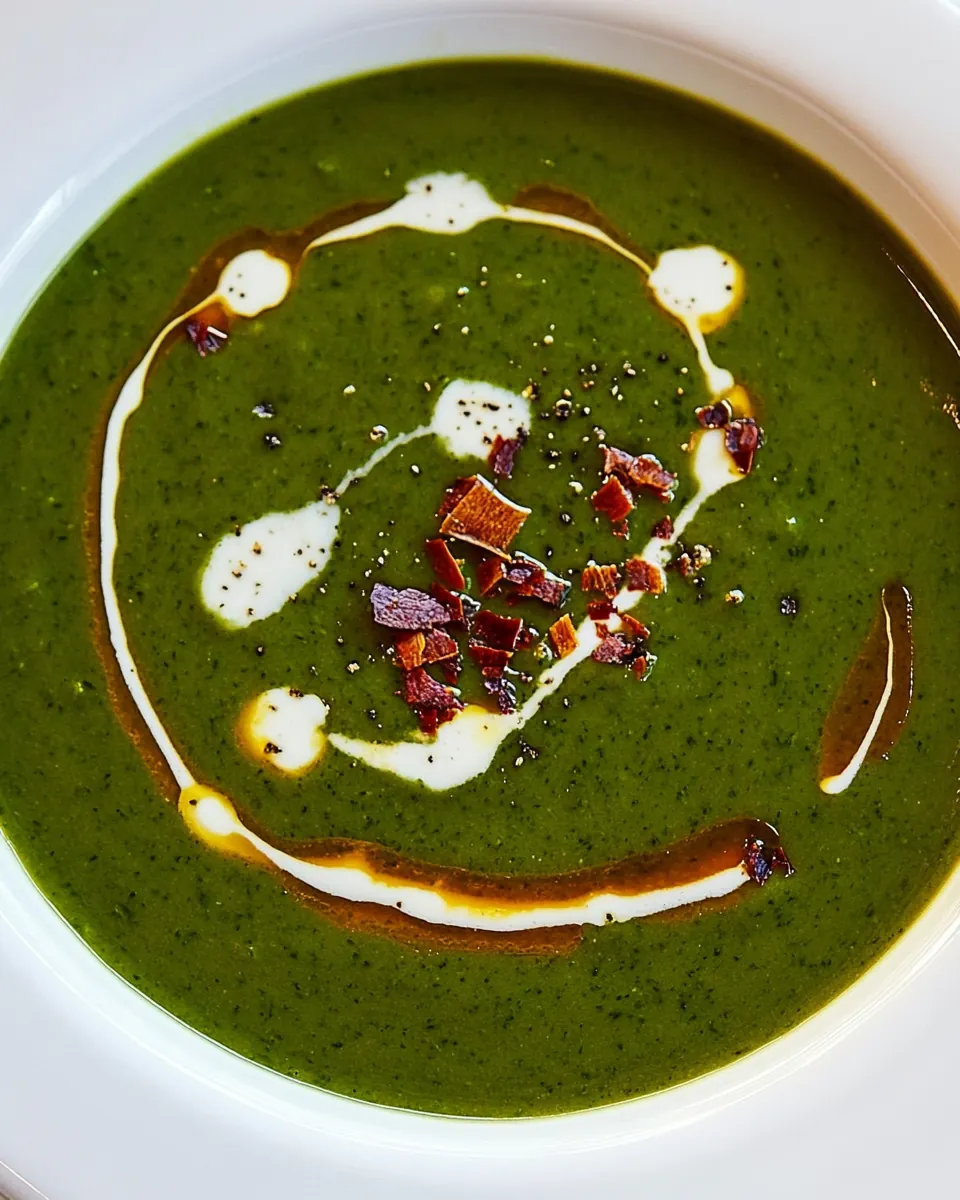 The Easiest Cream of Spinach Soup