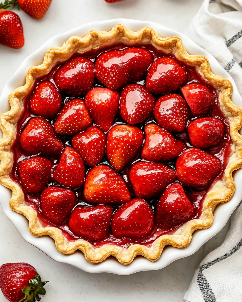 The Easiest Fresh Strawberry Pie