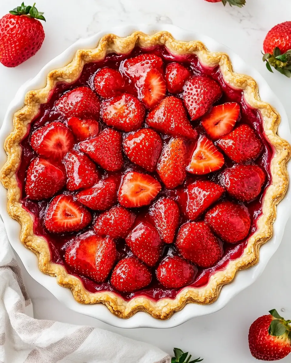 The Easiest Fresh Strawberry Pie