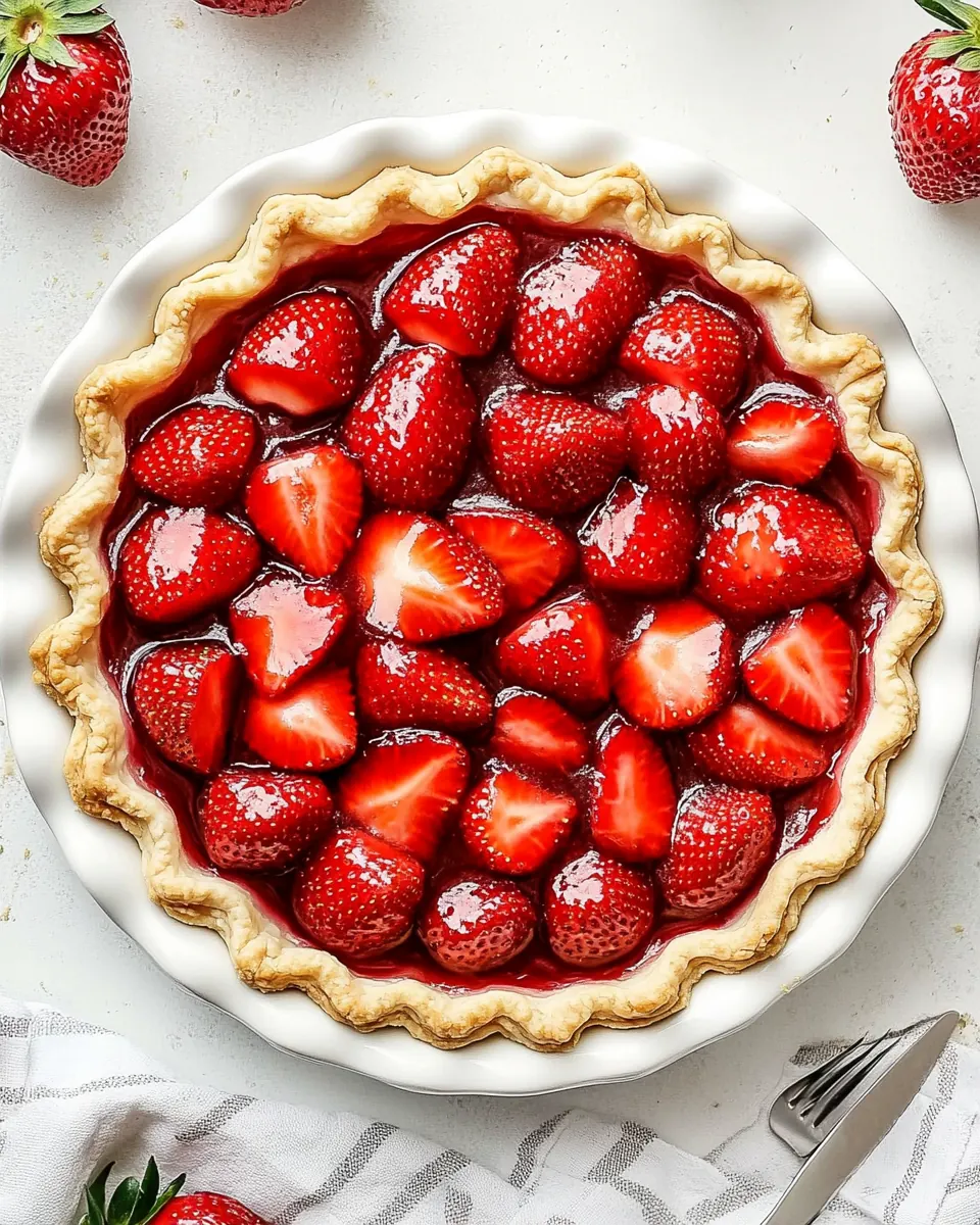 The Easiest Fresh Strawberry Pie