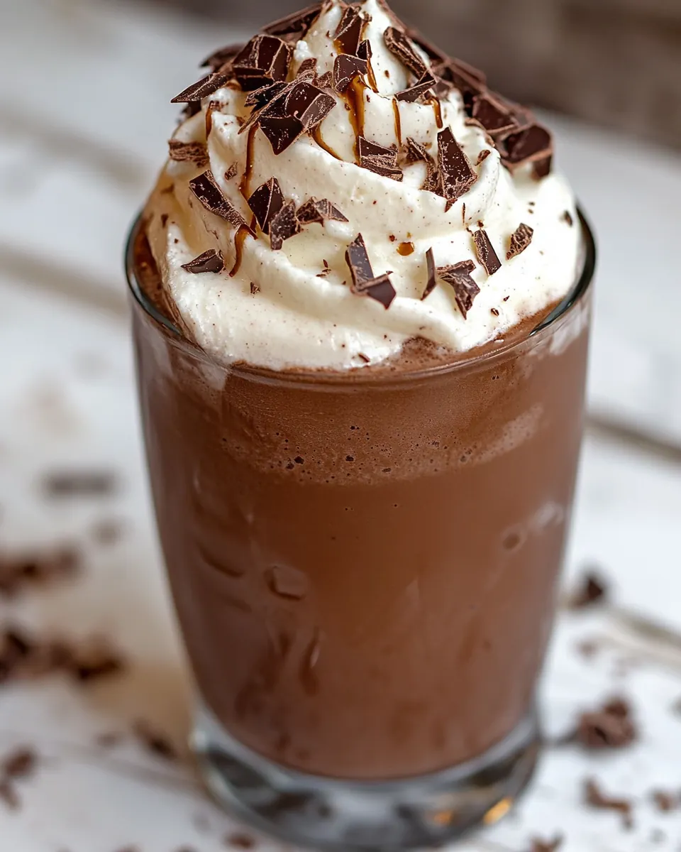 Frozen Hot Chocolate