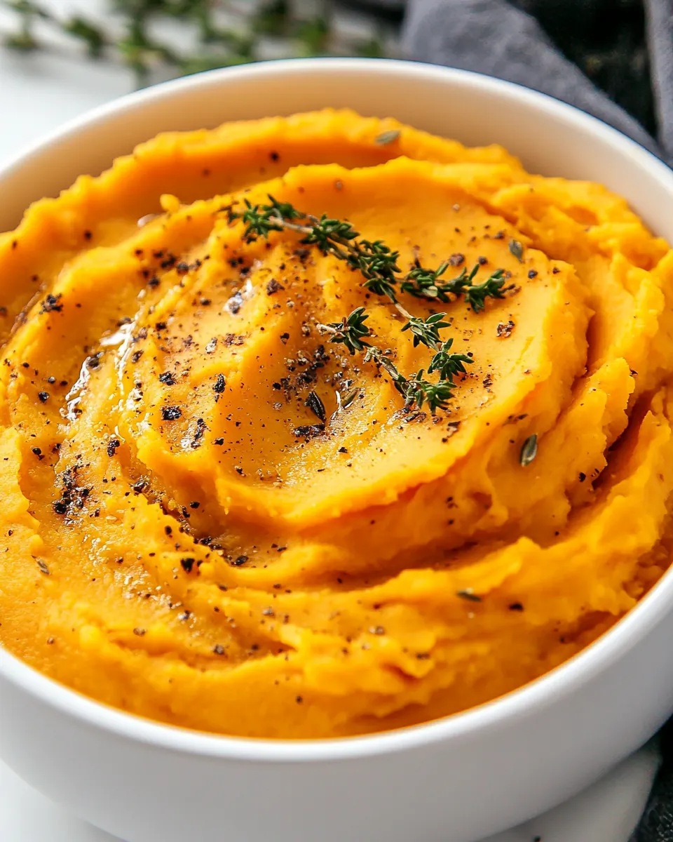 Mashed Sweet Potatoes