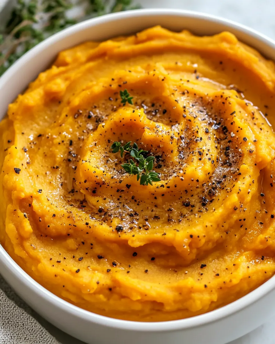 Mashed Sweet Potatoes