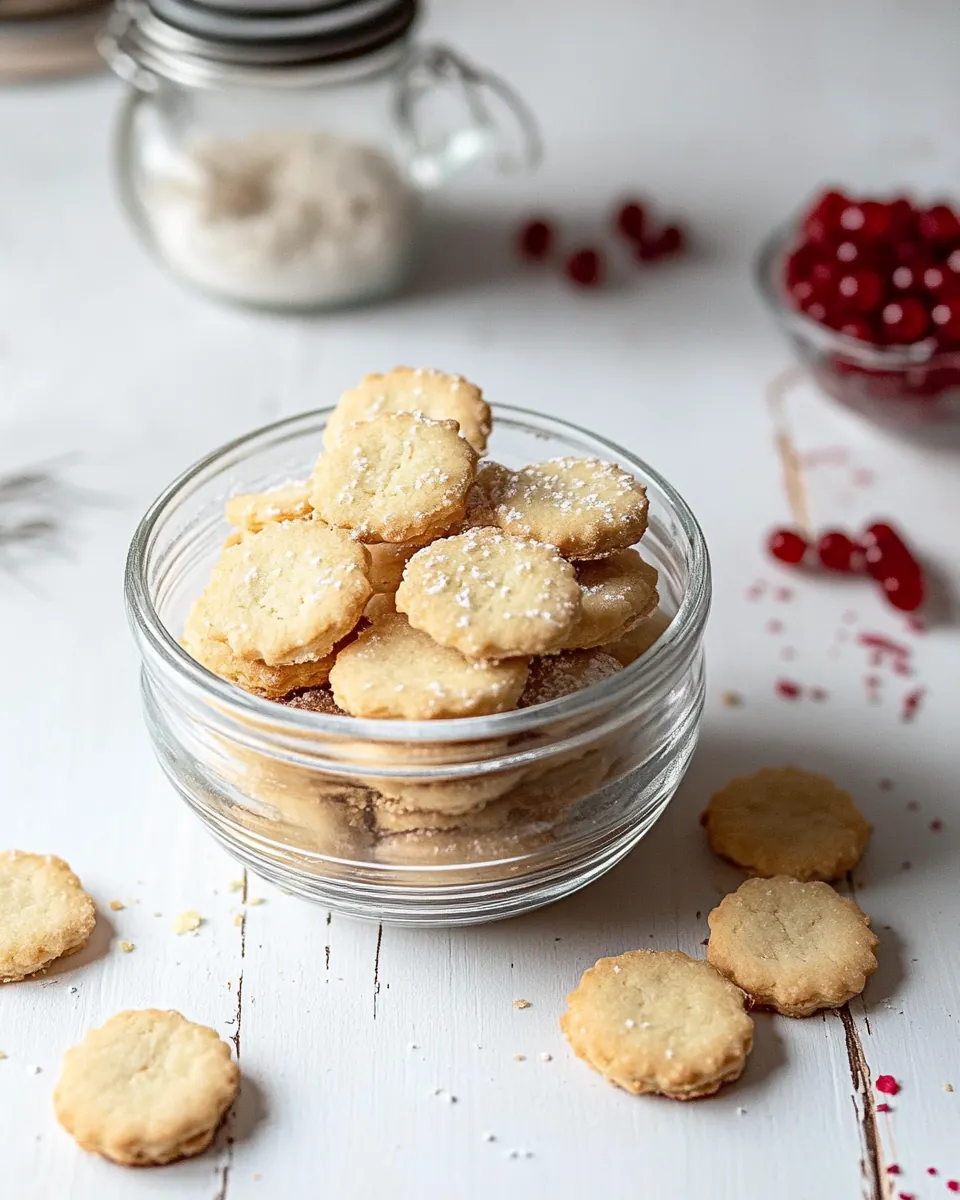 The Best Ever Whipped Vanilla Shortbread Biscuits