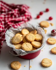 The Best Ever Whipped Vanilla Shortbread Biscuits