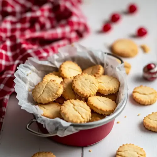 The Best Ever Whipped Vanilla Shortbread Biscuits