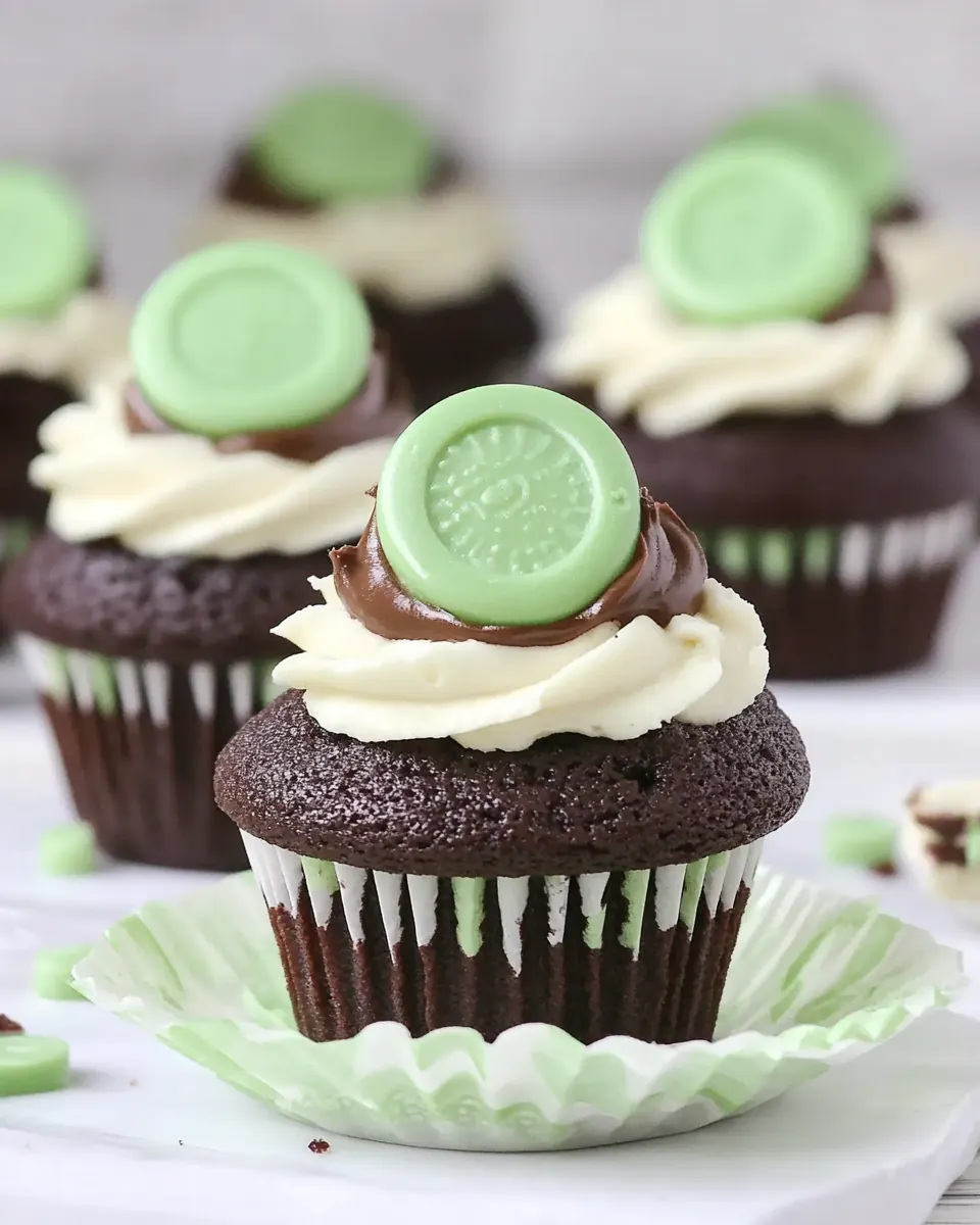 Thin Mint Cupcakes
