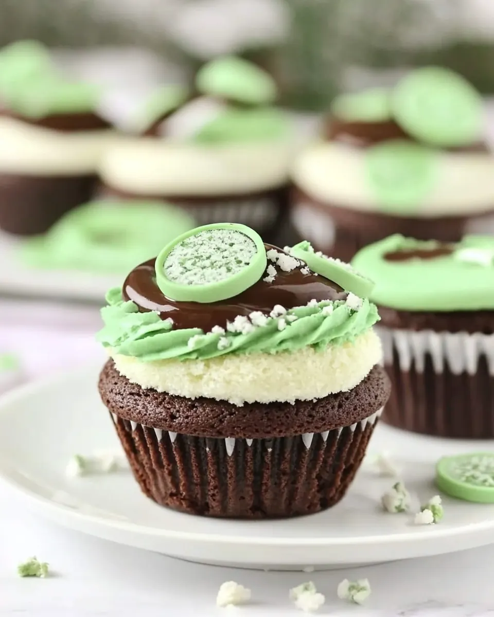 Thin Mint Cupcakes