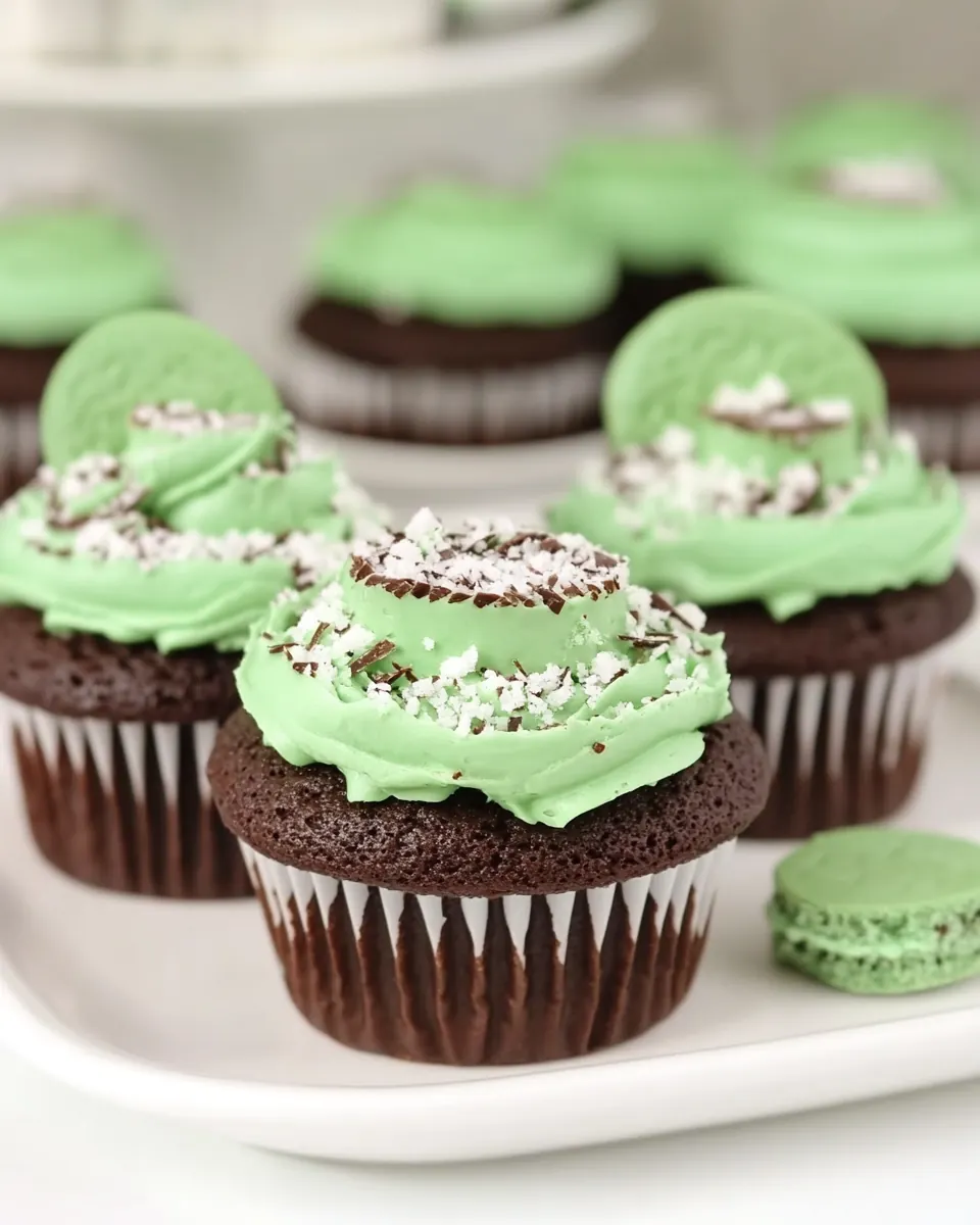 Thin Mint Cupcakes