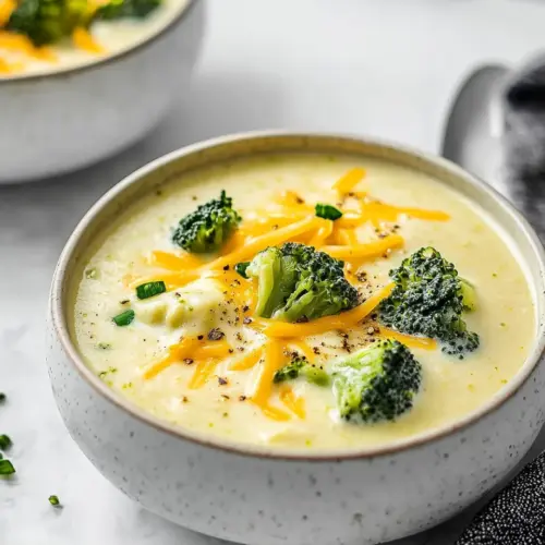 Three Cheese Broccoli Soup